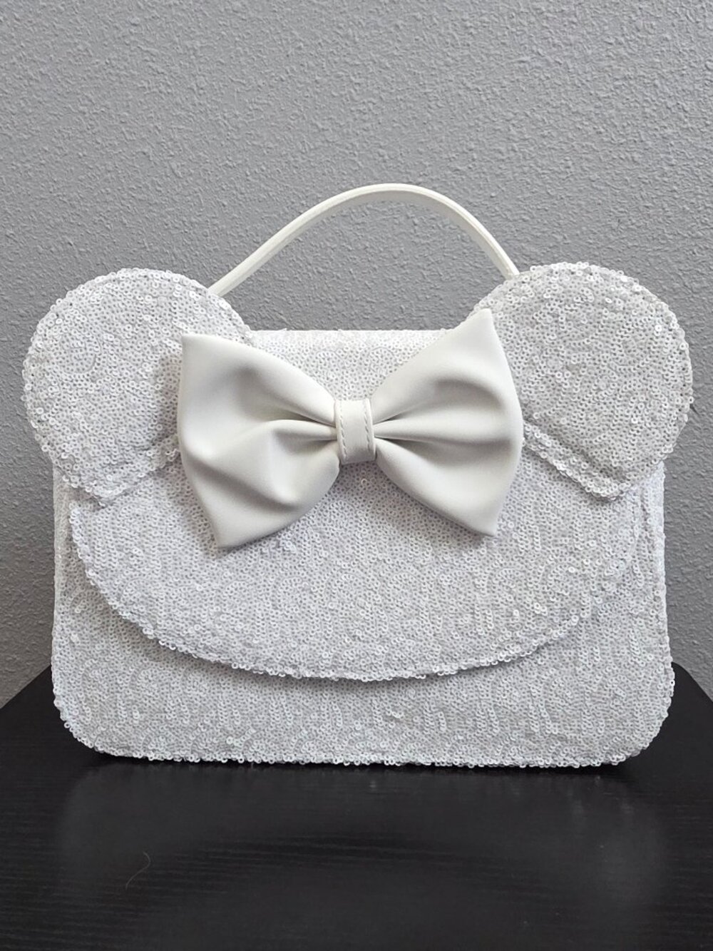 Minnie Mouse Sequin Wedding Crossbody Bag